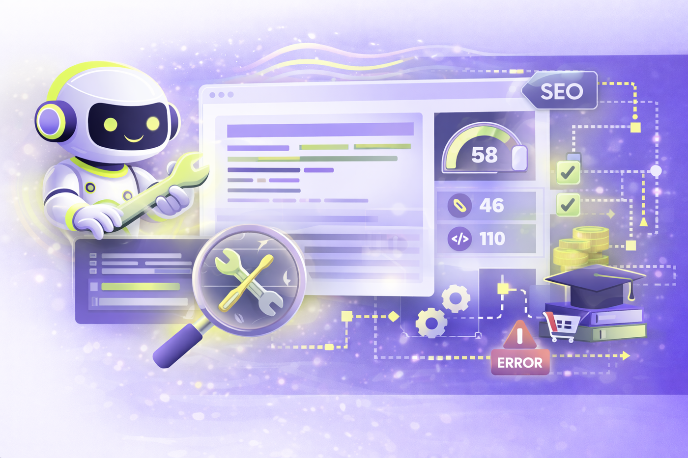 Site speed and Core Web Vitals optimization dashboard